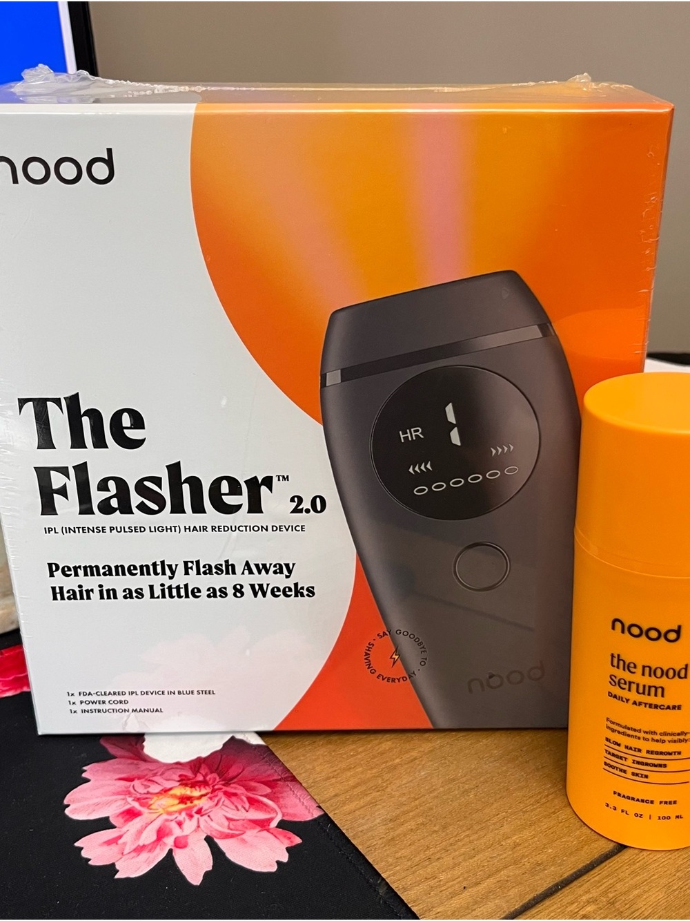 nood The Flasher 2.0 IPL Hair Reduction Device - Black